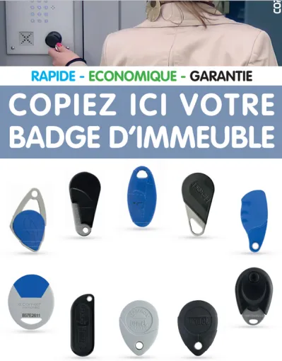 Copie de Badge entrée d'immeuble